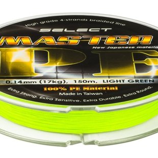 Шнур Select Master PE 150m (салат.)