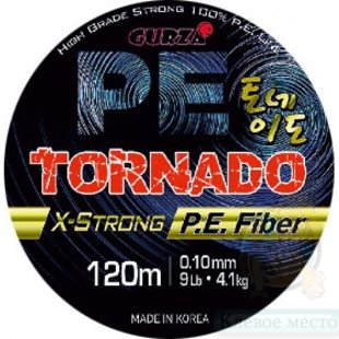 Шнур TORNADO мм 120 м оливковый