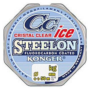ЛЕСКА STEELON ICE CRISTAL CLEAR FLUOROCARBON COATED